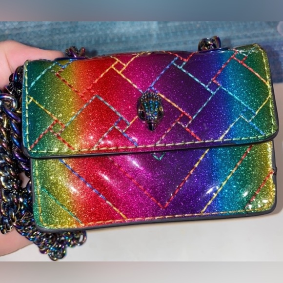 Kurt Geiger Handbags - NWT Kurt Geiger London Rainbow Micro Kensington Shoulder Bag